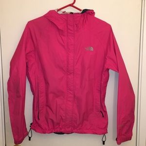 Pink Hyvent North Face Rain Jacket